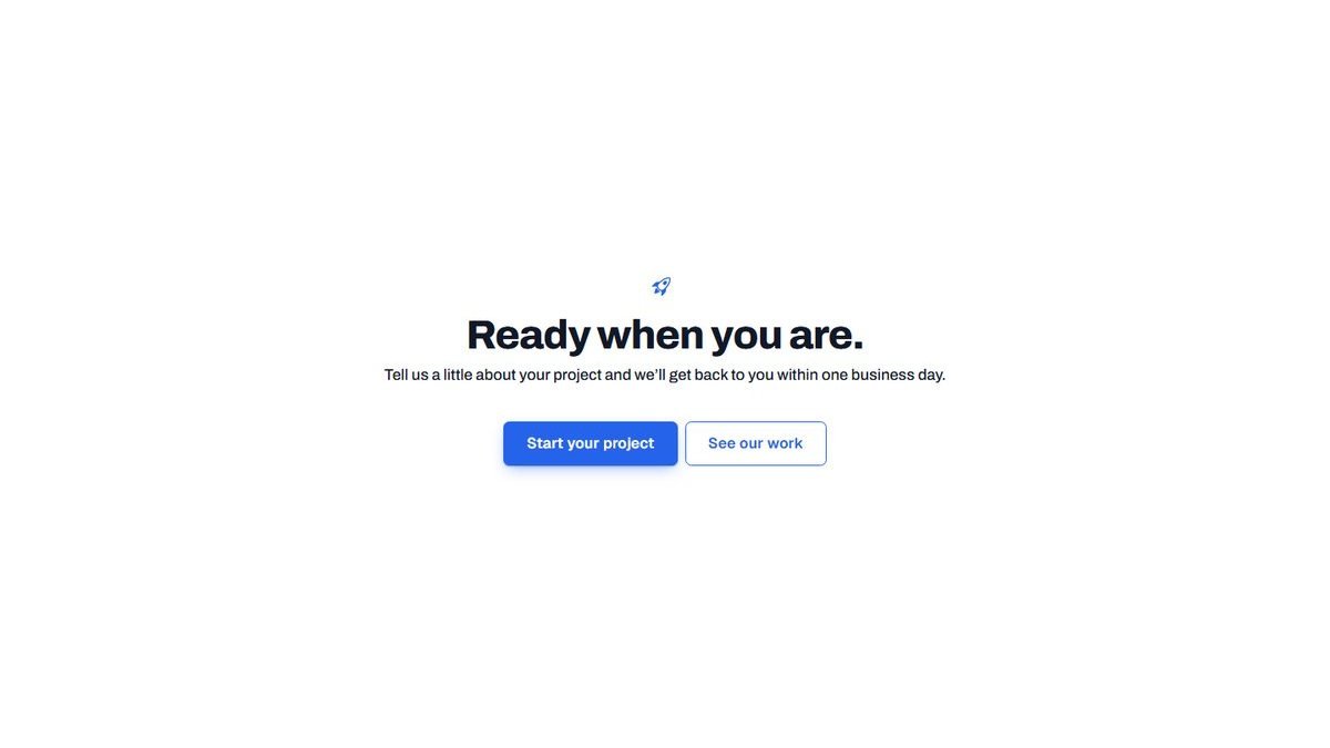 Call to Action with Icon pattern preview