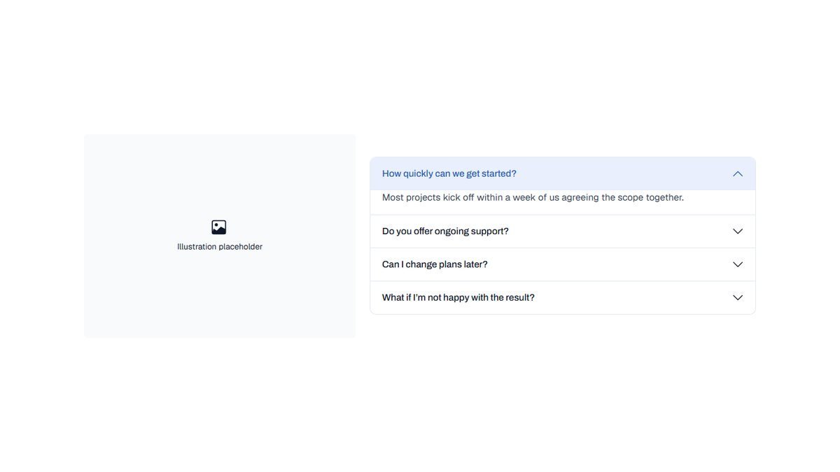 FAQ with Illustration pattern preview