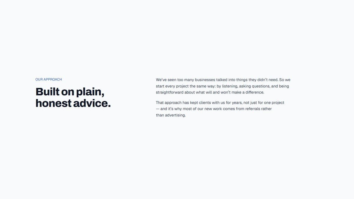 Text Two Column pattern preview