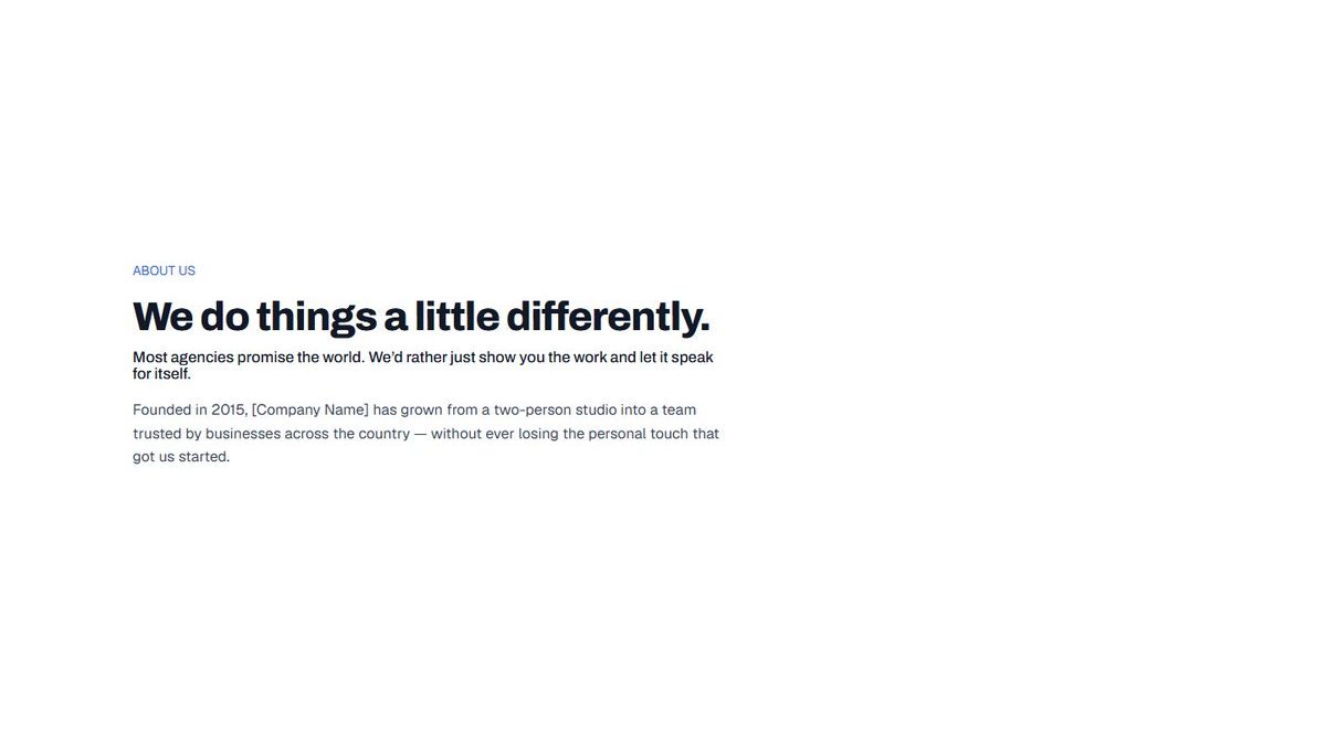 Text Left Aligned pattern preview